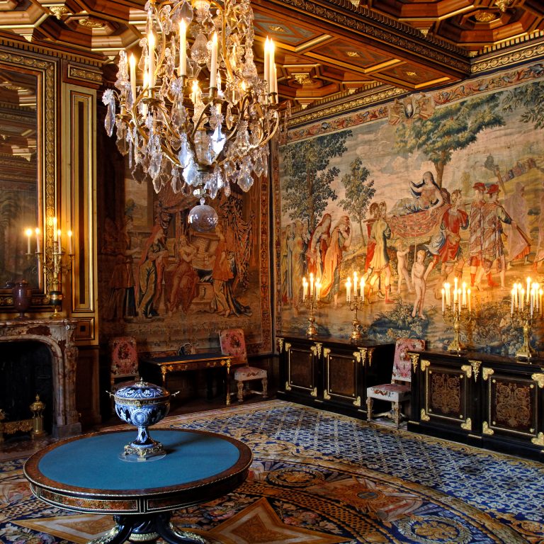 Throne room palace fontainebleau Stock Photos and Images